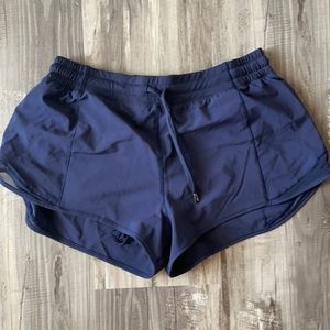CRZ YOGA Blue Athletic Shorts Lightweight Moisture-Wicking